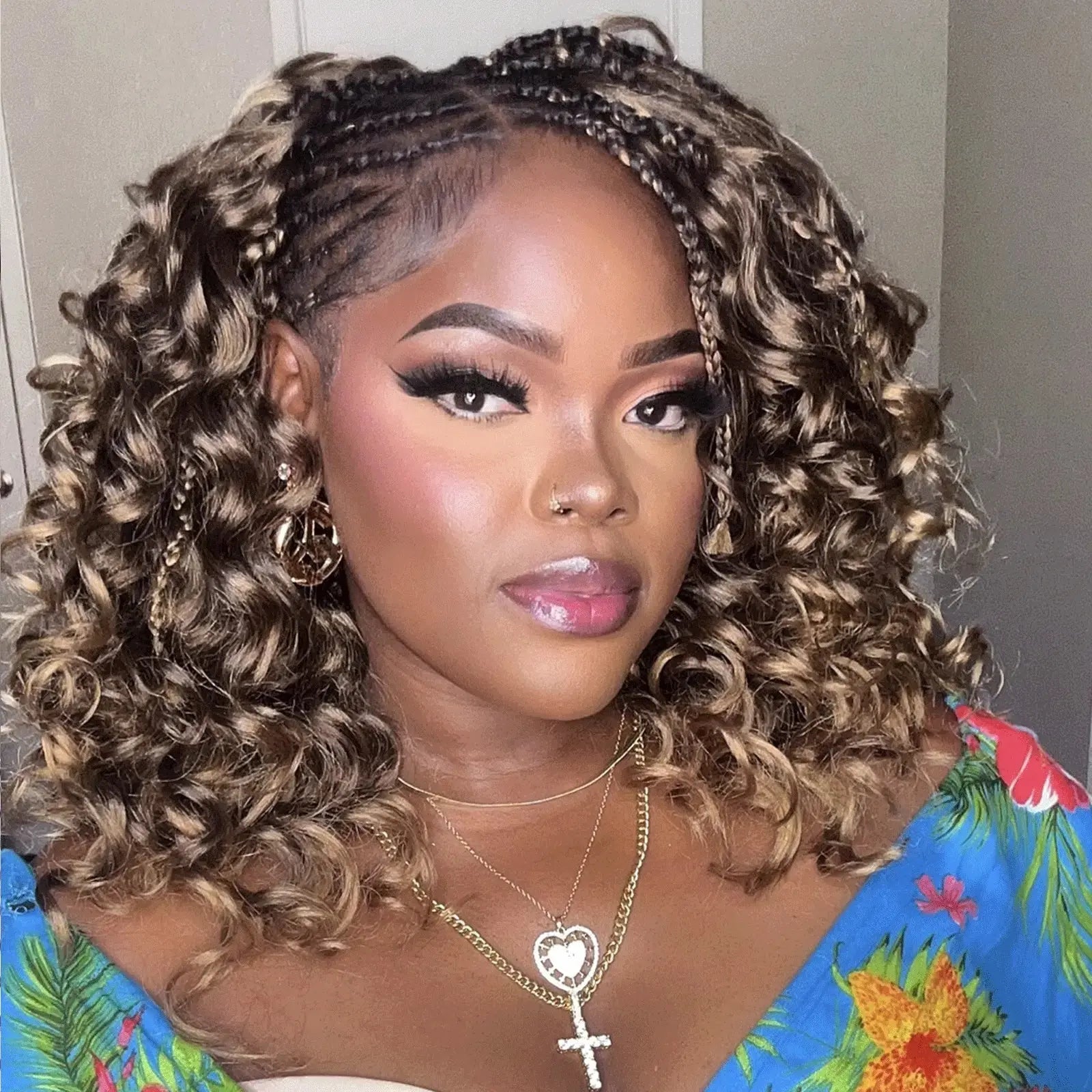8 Packs OC | Toyotress® Ocean Wave Crochet Hair Synthetic Wave Curly Hair Extensions Toyotress
